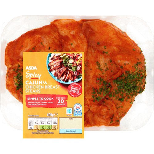ASDA Spicy Cajun Chicken Breast Steaks (400g) Compare Prices & Where