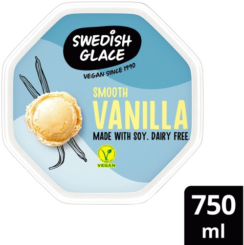 Swedish Glace Vanilla DairyFree Vegan Ice Cream Tub (750ml) Compare
