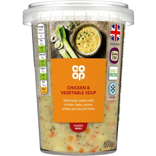 Coop Chicken & Vegetable Soup (600g) Compare Prices & Where To Buy