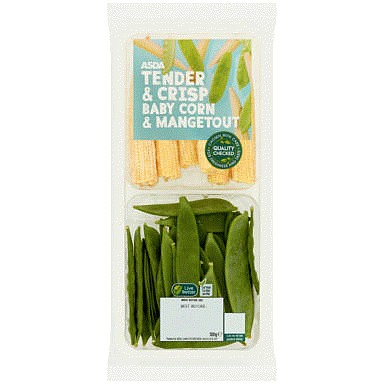 ASDA Tender & Crisp Baby Corn & Mangetout (180g) Compare Prices