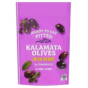 Sainsbury's Pitted Kalamata Olives with Herbs (70g) Compare Prices