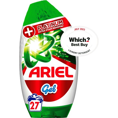 Ariel Platinum Liquid Laundry Detergent Gel 27 Washes (945ml) Compare