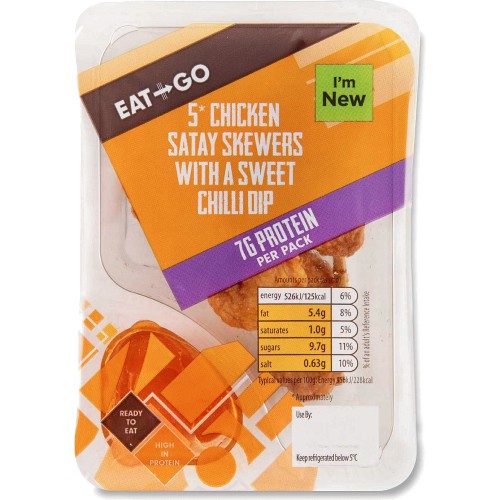 Coop British Chicken Satay & Sweet Chilli Dip (55g) Compare Prices