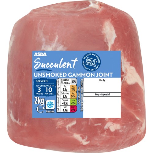 ASDA Butcher's Selection Unsmoked Gammon Joint (2kg) Compare Prices