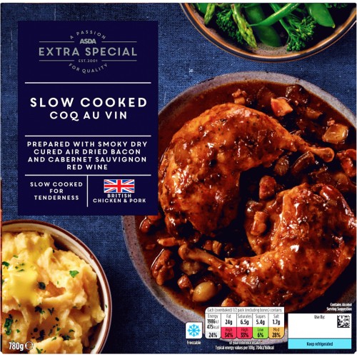 ASDA Extra Special Asda Extra Special Slow Cooked Coq Au Vin (780g