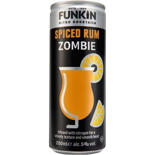 Funkin Spiced Rum Zombie Nitro Cocktail Can (200ml) Compare Prices