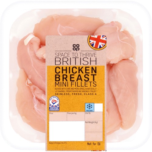 Coop British Chicken Mini Breast Fillets (350g) Compare Prices
