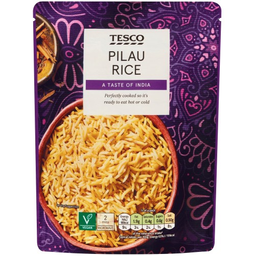 Tilda Microwave Pilau Basmati Rice (250g) Compare Prices Trolley.co.uk