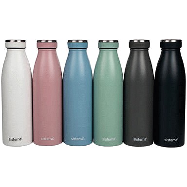 Sistema Stainless Steel Water Bottle (500ml) Compare Prices & Where