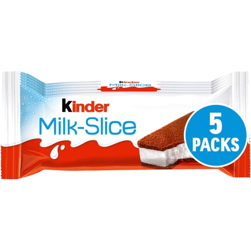 Kinder Milk Slice Chilled Cake Bar Multipack 5x5x28g Compare Prices