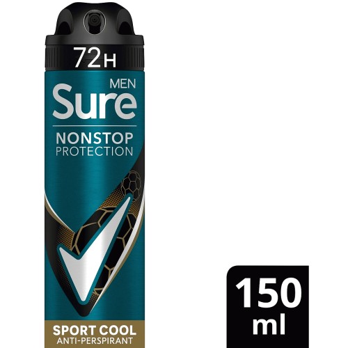 Sure Men 72hr Nonstop Protection Sport Cool Antiperspirant Deodorant