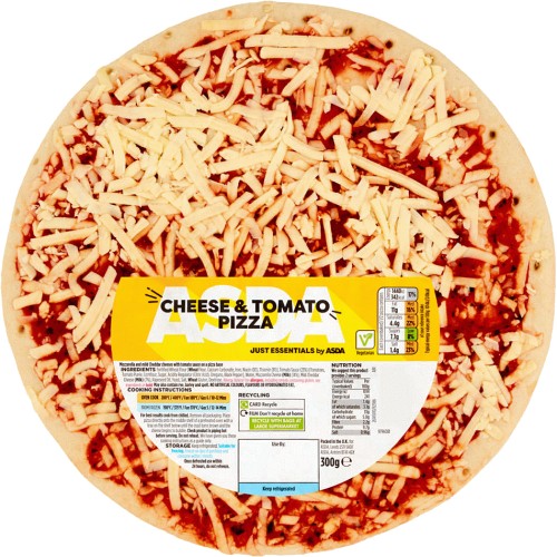 JUST ESSENTIALS by ASDA Cheese & Tomato Pizza (300g) Compare Prices
