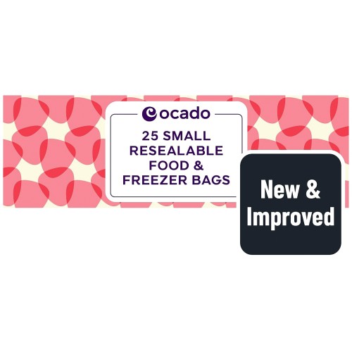 Ocado 25 Small Resealable Food & Freezer Bags (25) Compare Prices