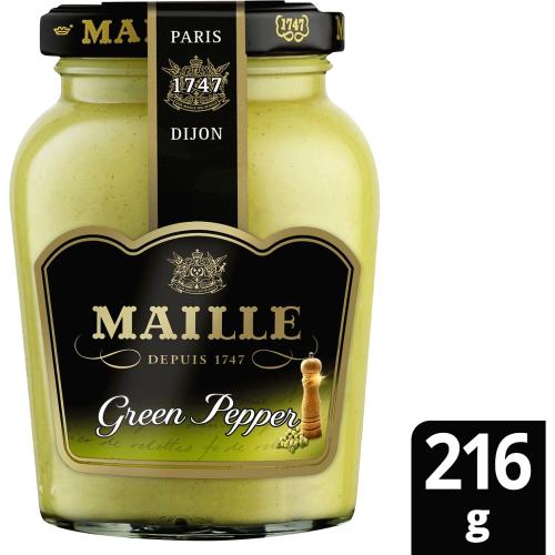 Maille Green Pepper French Mustard Pepper (216g) Compare Prices