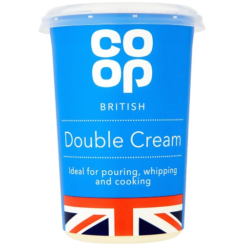 Co Op British Double Cream (600ml) Compare Prices & Where To Buy
