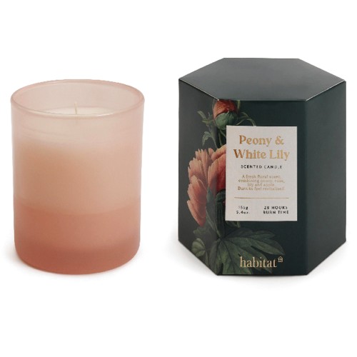 Habitat Classic Boxed Candle Peony & White Lily Compare Prices