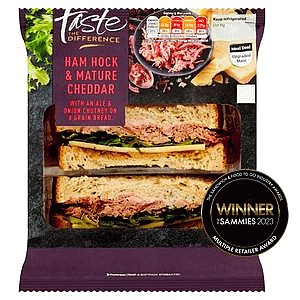 Sainsbury's On the Go Ham Hock & Mature Cheddar Sandwich Compare