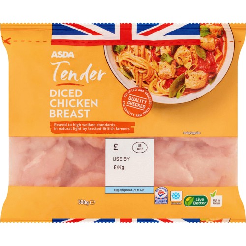 ASDA Tender Diced Chicken Breast (500g) Compare Prices & Where To Buy