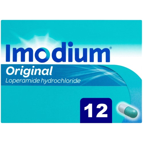 Imodium Original Diarrhoea Relief Capsules 12 Tablets (12 x 2mg