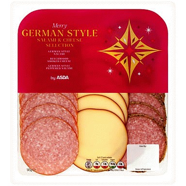 ASDA German Style Salami & Cheese Selection (145g) Compare Prices