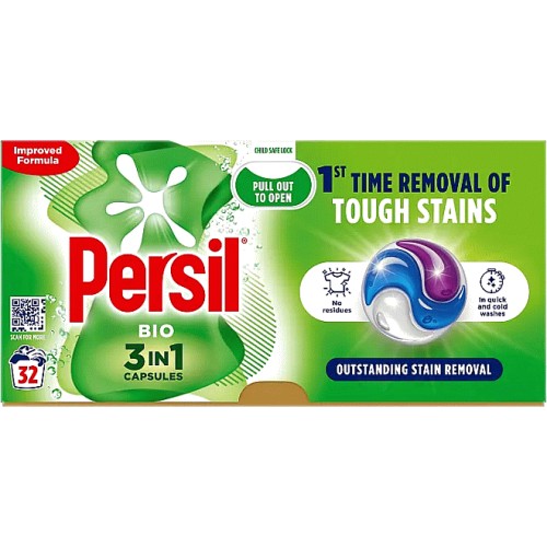 Persil Bio 3 in 1 Laundry Detergent Capsules 32 Washes (32) Compare