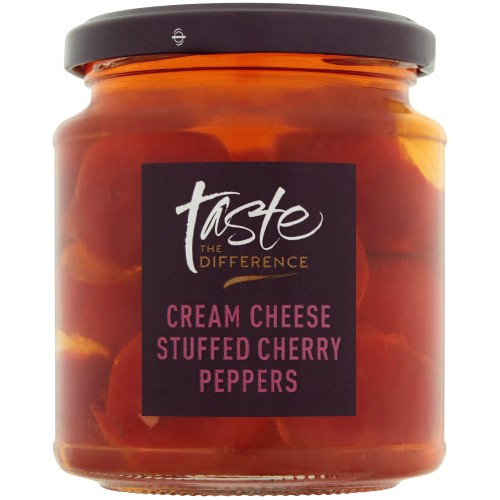 Sainsbury's Cream Cheese Stuffed Cherry Peppers Taste the Difference