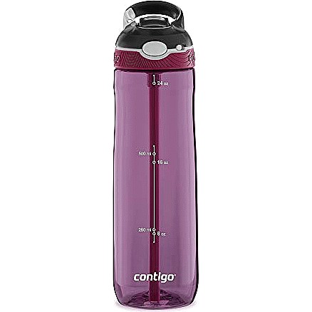 Contigo Ashland Autospout Water Bottle with Flip Straw Large BPA Free Drinking Bottle Sports
