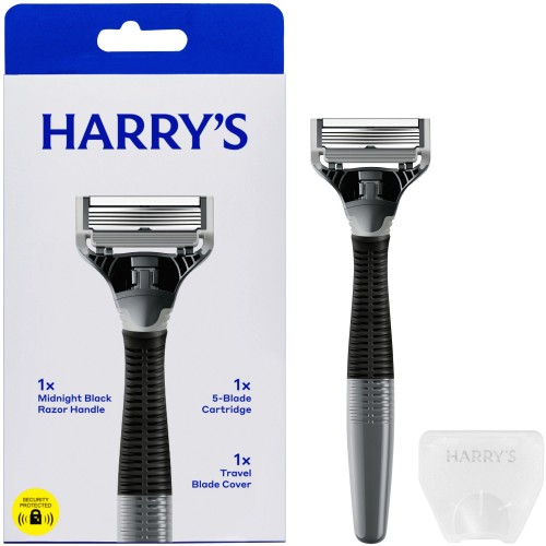 Harry's Men's 5 Blade Razor Midnight Black Compare Prices & Where To Buy Trolley.co.uk