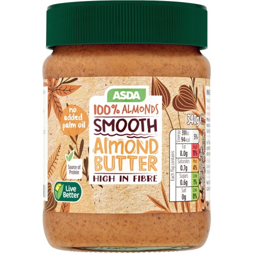 ASDA Smooth Almond Butter (340g) Compare Prices & Where To Buy