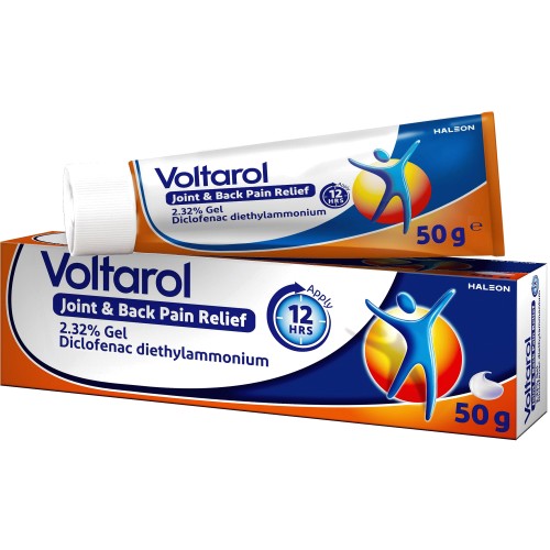 Voltarol Joint & Back Pain Relief Gel with Diclofenac (50g) Compare
