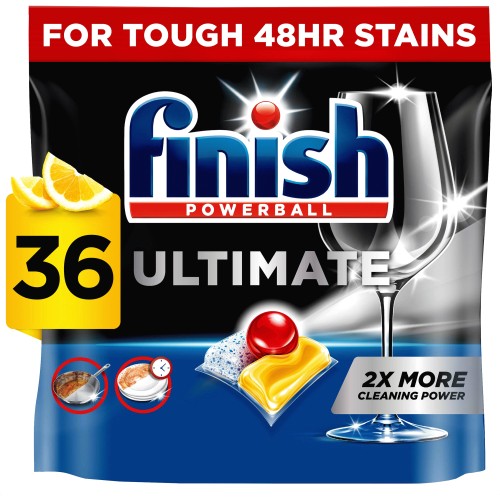 Finish Ultimate All in One Lemon 30 Dishwasher Tablets (387g) Compare
