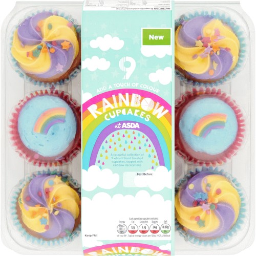 The BAKERY at ASDA 9 Rainbow Cupcakes Compare Prices & Where To Buy