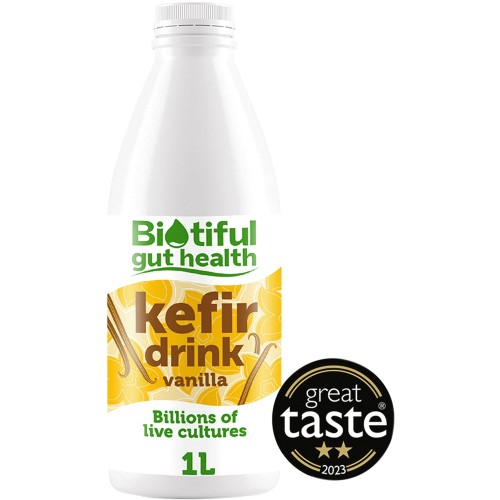 Biotiful Gut Health Madagascan Vanilla Kefir Drink (1 Litre) Compare