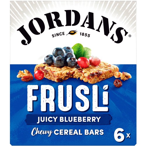 Jordans Frusli Bars Red Berries (6 x 30g) Compare Prices Trolley.co.uk