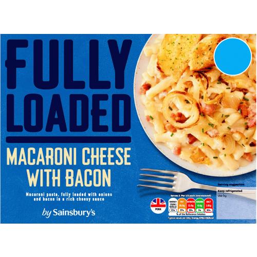 Sainsbury's Fully Loaded Mac Cheese & Bacon (550g) Compare Prices