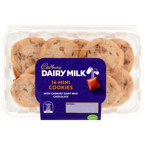 Cadbury Dairy Milk Mini Cookies (14) Compare Prices & Where To Buy
