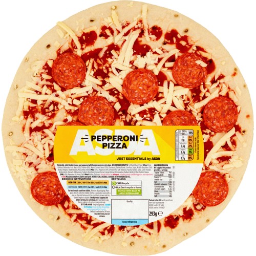 JUST ESSENTIALS by ASDA Pepperoni Pizza (292g) Compare Prices & Where