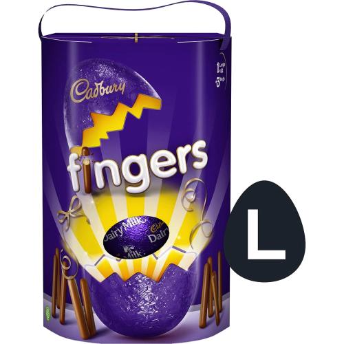 Cadbury Dairy Milk Chocolate Fingers Easter Egg (212g) Compare Prices