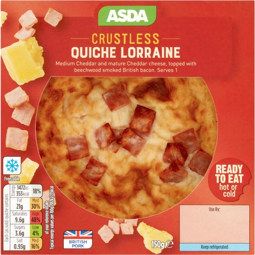 ASDA Quiche Lorraine (170g) Compare Prices Trolley.co.uk