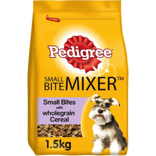 Pedigree Mixer Adult Small Dry Dog Food Original (1.5kg) Compare