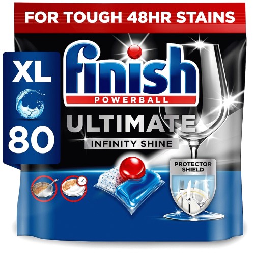 Finish Ultimate Infinity Shine Dishwasher Tablets (80) Compare Prices