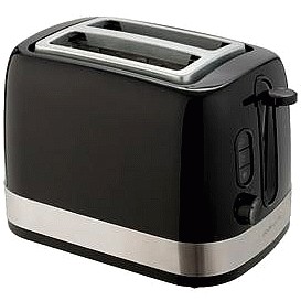 Cookworks Illuminated 2 Slice Toaster Black Compare Prices & Where To