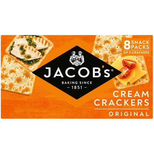 Jacob's Cream Crackers High Fibre (200g) Compare Prices Trolley.co.uk