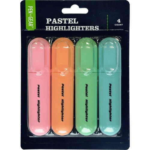Pen & Gear Pastel Highlighters (4) Compare Prices & Where To Buy