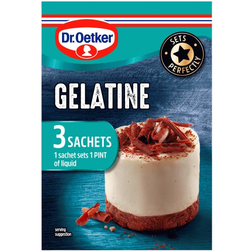 Dr. Oetker Gelatine Sachets (3 x 12g) Compare Prices & Where To Buy