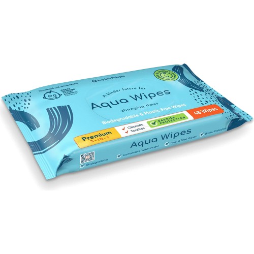 Aqua Wipes Premium 3 in 1 Barrier Baby Wipes (48) Compare Prices