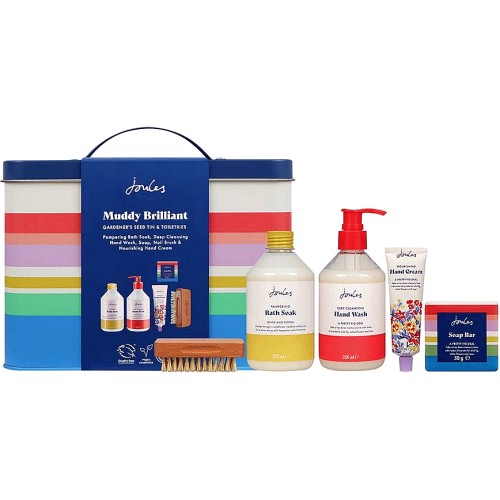 Joules Muddy Brilliant Gardener's Seed Tin & Toiletries Compare