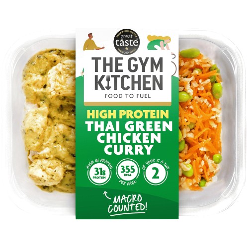 The Gym Kitchen Thai Green Chicken Curry (400g) Compare Prices