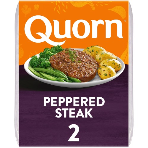 Quorn 2 Peppered Steaks (2 x 196g) Compare Prices Trolley.co.uk