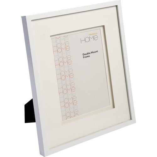 Sainsbury's Home Double Mount Frame White 4x6 Compare Prices & Where